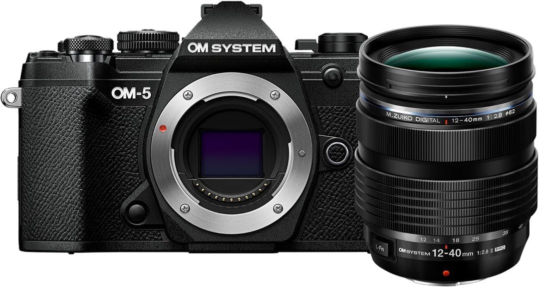 OM SYSTEM OM-5 Micro Four Thirds Systemkamera inklusive M.Zuiko Digital ED 12–40 mm PRO II Objektiv,