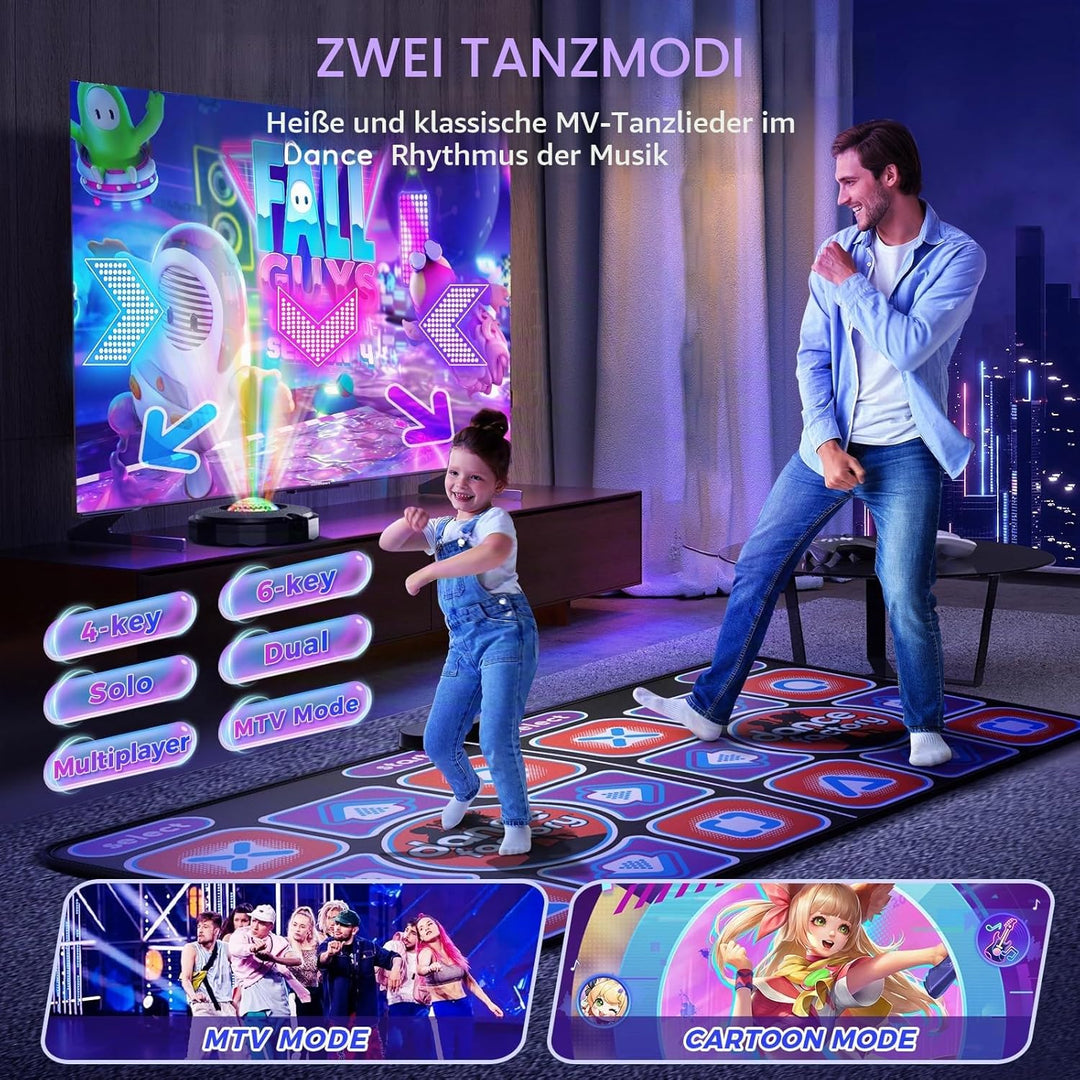 Tanzmatte für Kinder und Erwachsene, interaktive Tanzmatte für TV mit Kamera, verbesserte Modelle, d