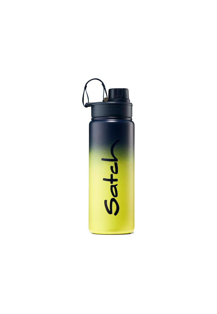 satch Trinkflasche aus Edelstahl BPA-frei 0,5l, Auslaufsicher und Kohlensäure geeignet, für Heisse u
