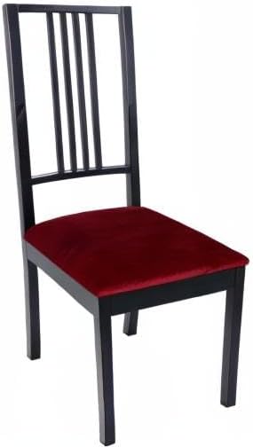 Homaxy Stuhlbezug Sitzfläche Samt Weich Sitzbezug Stuhl Stretch-sitzbezüge für Esszimmerstühle Abwas