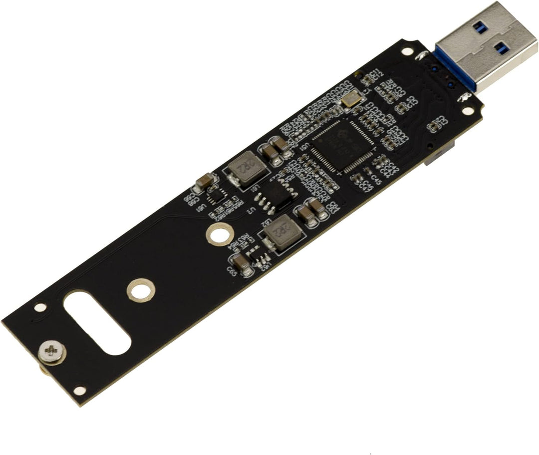KALEA-INFORMATIQUE USB 3.1 10G Stick-Adapter für M.2 M2 NGFF NVMe B+M oder M Key SSDs mit JMicron JM