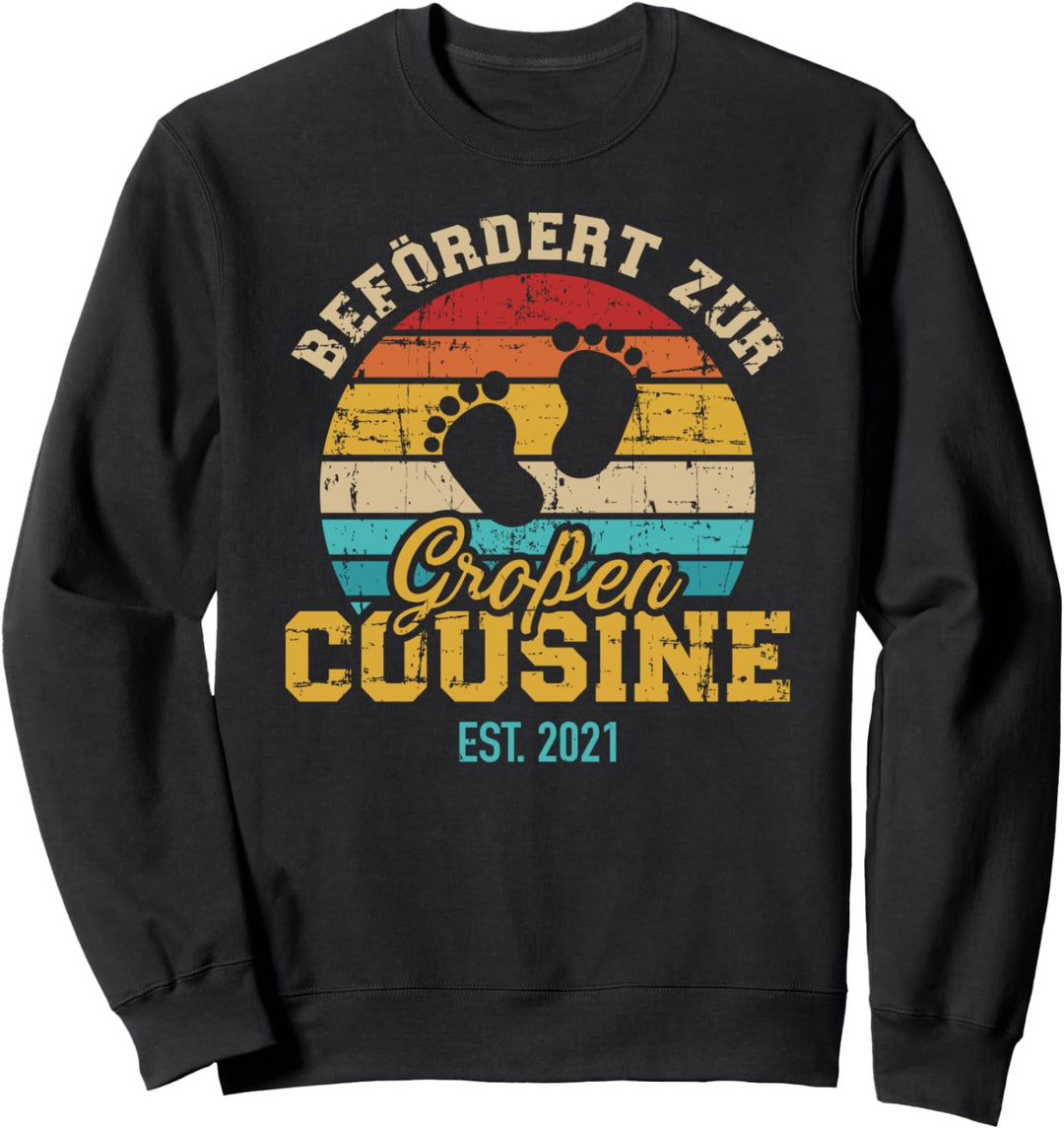Befördert zur grossen Cousine 2021 vintage Sweatshirt