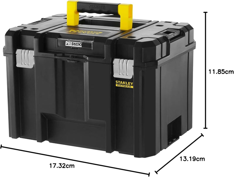 Stanley FatMax Pro-Stack Werkzeugkoffer / Werkzeugkasten VI FMST1-71971 (23L Fassungsvermögen, mit M