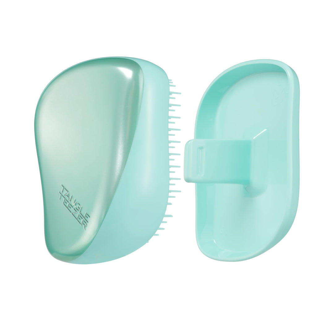 Tangle Teezer The Compact Styler Entwirrende Haarbürste, reisefreundlich, mit Schutzhülle und zweist