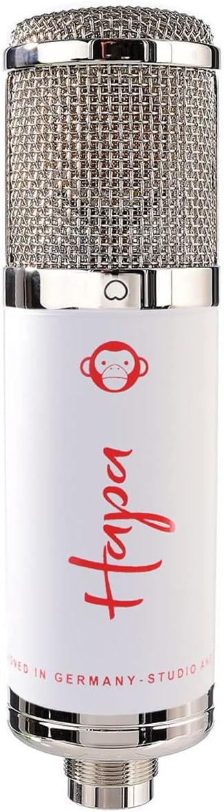 Monkey Banana Hapa USB-Mikrofon Weiss + keepdrum Gelenkarm-Stativ Weiss