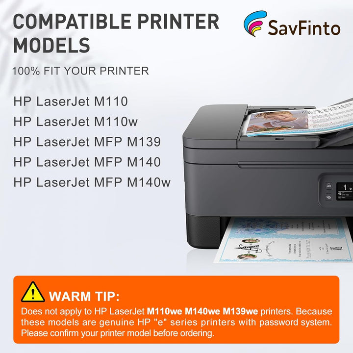 SavFinto 142A (MIT CHIP) Toner Ersatz für HP W1420AX 142X W1420A 142A Kartusche Kompatibel für HP La