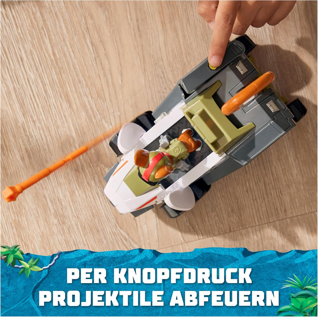 PAW PATROL Jungle Pups - Affen-Fahrzeug mit Tracker-Figur (Basis Fahrzeug), Spielzeug für Kinder ab