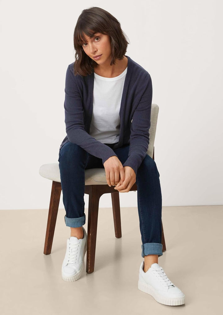s.Oliver Strickjacke aus Viskosemix 32 5959_navy, 32 5959_navy