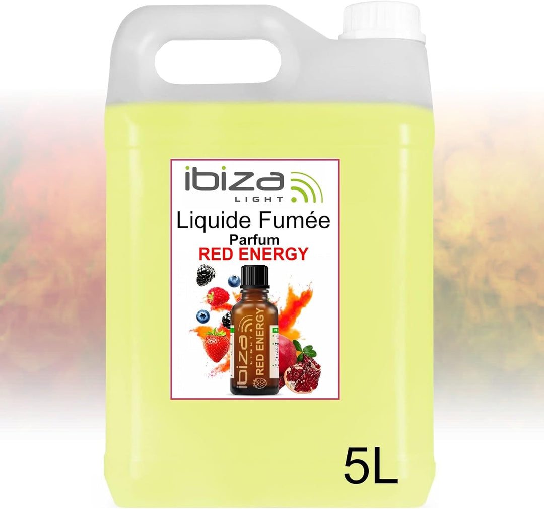 Ibiza - Rauchflüssigkeit – Kanister mit 5 Litern Flüssigkeit Ibiza Light SMOKE5L-N für Nebelmaschine