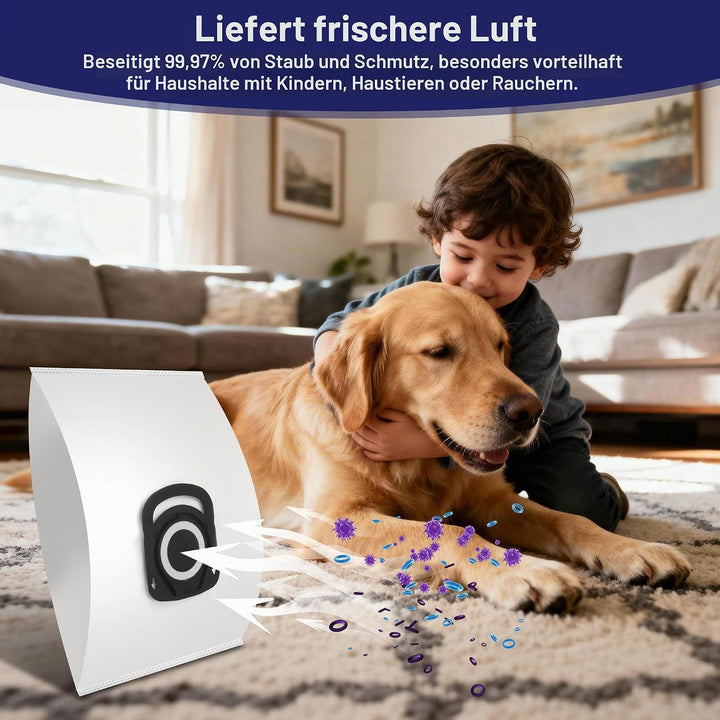 15 Stück Staubsaugerbeutel für Rowenta Hygiene + ZR200720/ ZR200520 ZR200920,für Rowenta Silence For