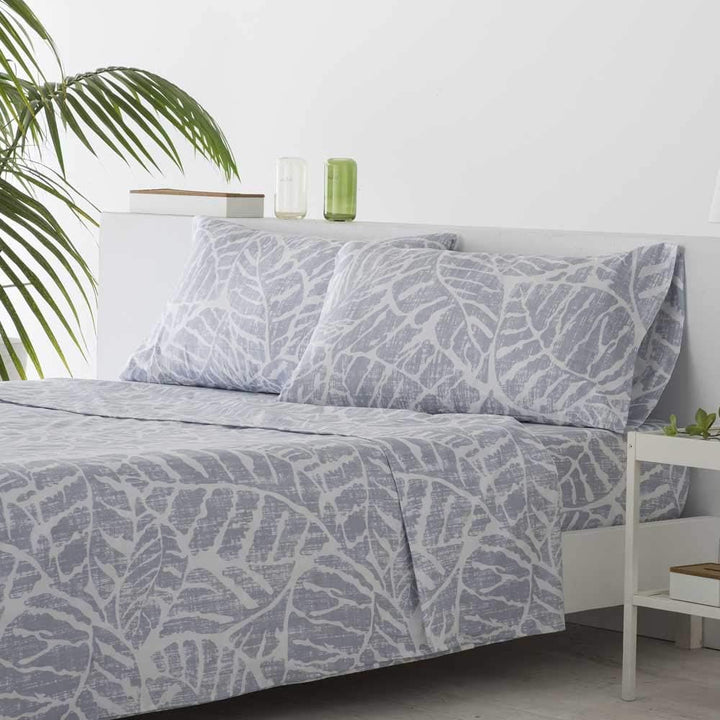 Cotton Artean Bettwäsche-Set, 200 x 190/200 cm Hypoallergen. Cama 200 X 200 Grau, Cama 200 X 200 Gra