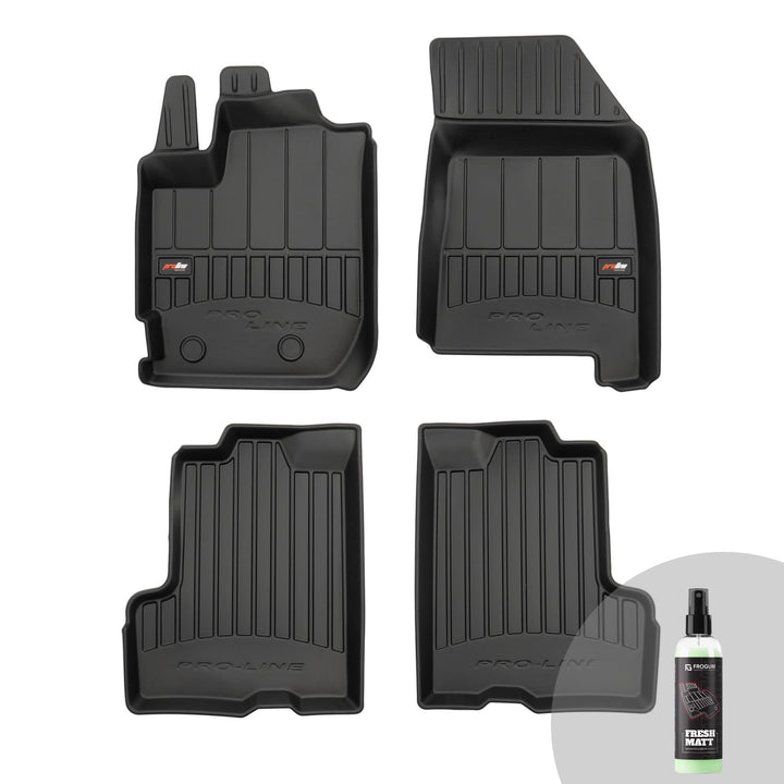 FROGUM ProLine 3D Gummimatten Exklusiven Auto Fussmatten Autofussmatten für Dacia Duster II ab 2017