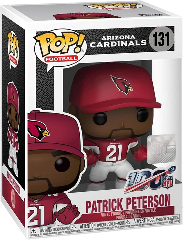 Funko POP! Vinyl: NFL: Cardinals - Patrick Peterson - (Home Jersey) - Vinyl-Sammelfigur - Geschenkid