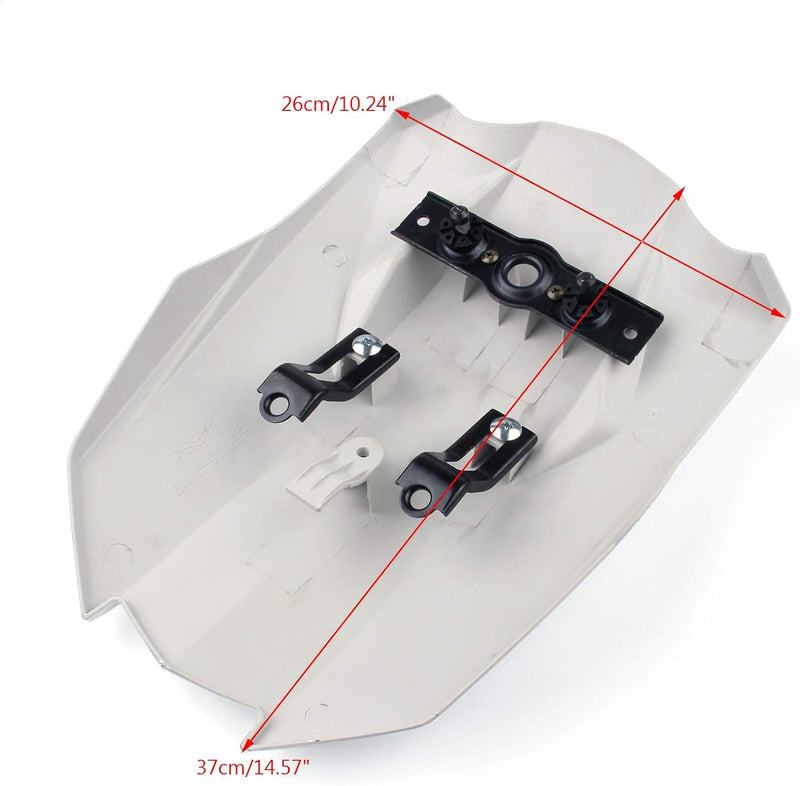 Topteng Motorrad Hinten Sozius-Sitz, Motorrad Fondpassagier Soziusabdeckung ABS Pad Motor Verkleidun