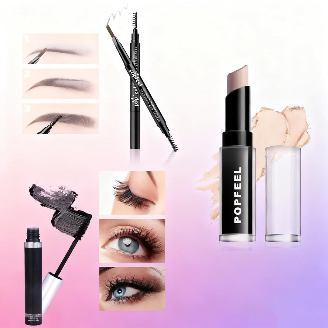 Vielseitiges Make-up-Set, Holzsammlung Cosmetics Schminkkoffer Reisekosmetik-Set Geburtstag Weihnach