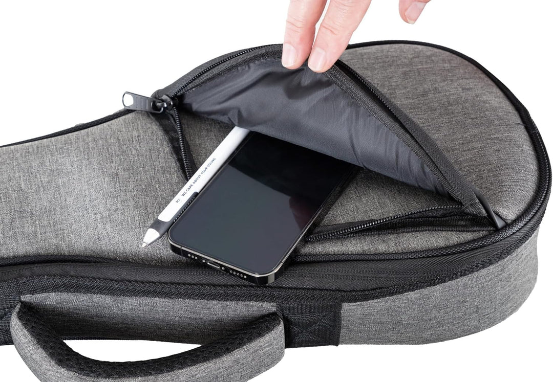ROCKTILE Tasche für Sopran-Ukulele - Gigbag für Sopran-Ukulele - Maximale Innenmasse (LxBxH): 55 x 1