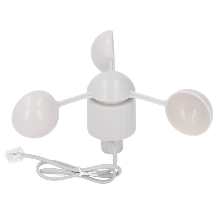 3-Tassen-Anemometer-Cup-Windgeschwindigkeitssensor, RJ11-Anschluss, Windrichtungsanzeige für Wetterm