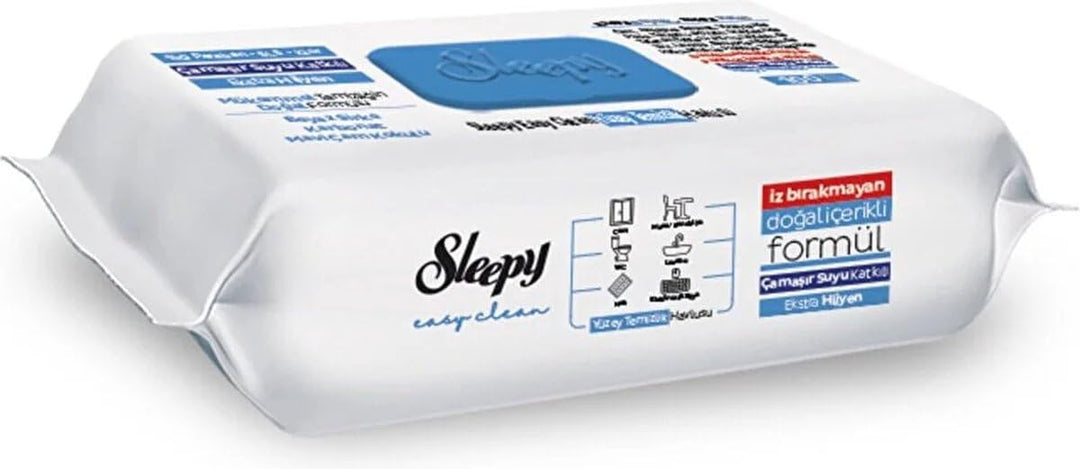 Sleepy Easy Clean Oberflächenreinigungstücher Bleichzusatz 6er Packung 6x100 (600 Blatt) Putztücher