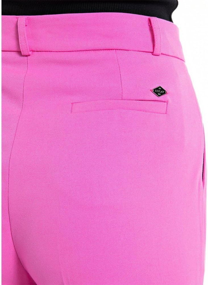 Replay Damen Business Hose Klassisch 24W Fuxia 069, 24W Fuxia 069