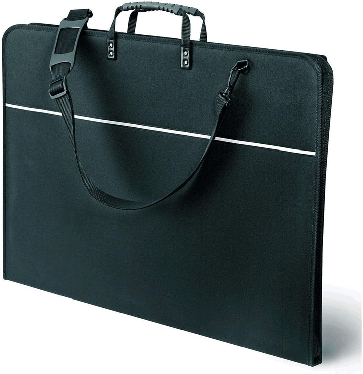 Artcare Künstlermappe (15423011 48 x 5 x 36 cm A3 Synthetik Material Quarz Fall, Schwarz