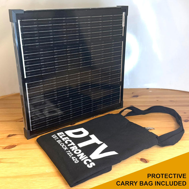 30W Solar Panel for Caravan & Campervan– Monocrystalline 18V Battery Charger for Camping, Sheds, Hom