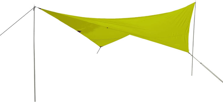 EXPLORER® Sonnensegel 3x4m rechteckig wasserabweisend mit Stangen, Leinen und Heringen Sonnenschutz