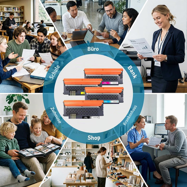 700 Seiten 117A Toner Kompatibel HP 117A Toner Kompatibel zu HP 117A W2072A Gelb Toner HP Color Lase