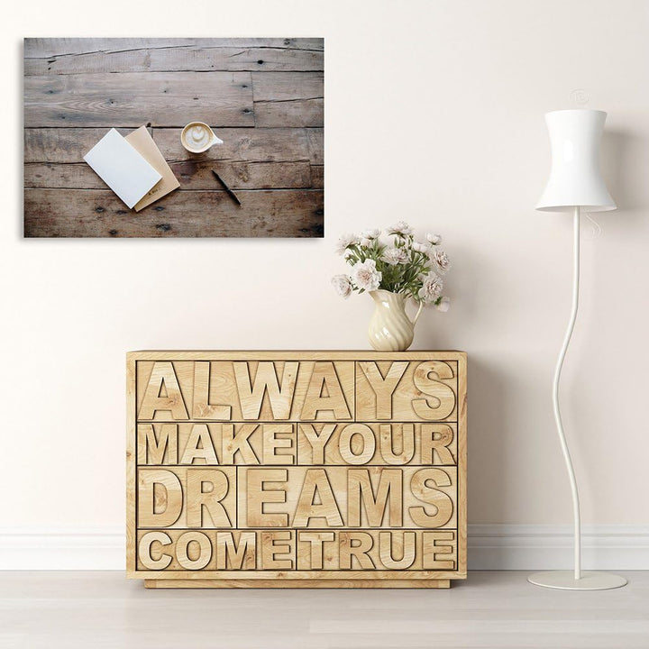 Feeby Frames, Leinwandbild, Bilder, Wand Bild, Wandbilder, Kunstdruck 50x70cm, KARKI, BRETTER, TISCH