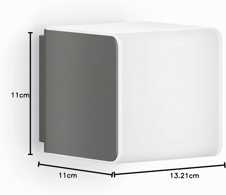 Steinel LED Wandleuchte L 830 SC anthrazit, Wandleuchte, 160° iHF-Bewegungsmelder, vernetzbar, per A