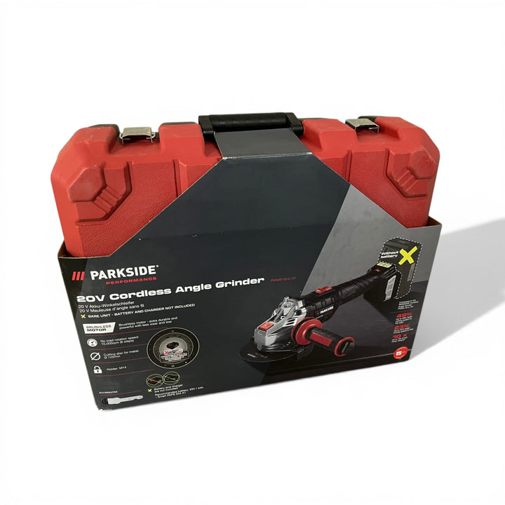PARKSIDE Performance X20V PWSAP 20 Akku-Winkelschleifer (bürstenlos/brushless, ohne Akku, ohne Ladeg