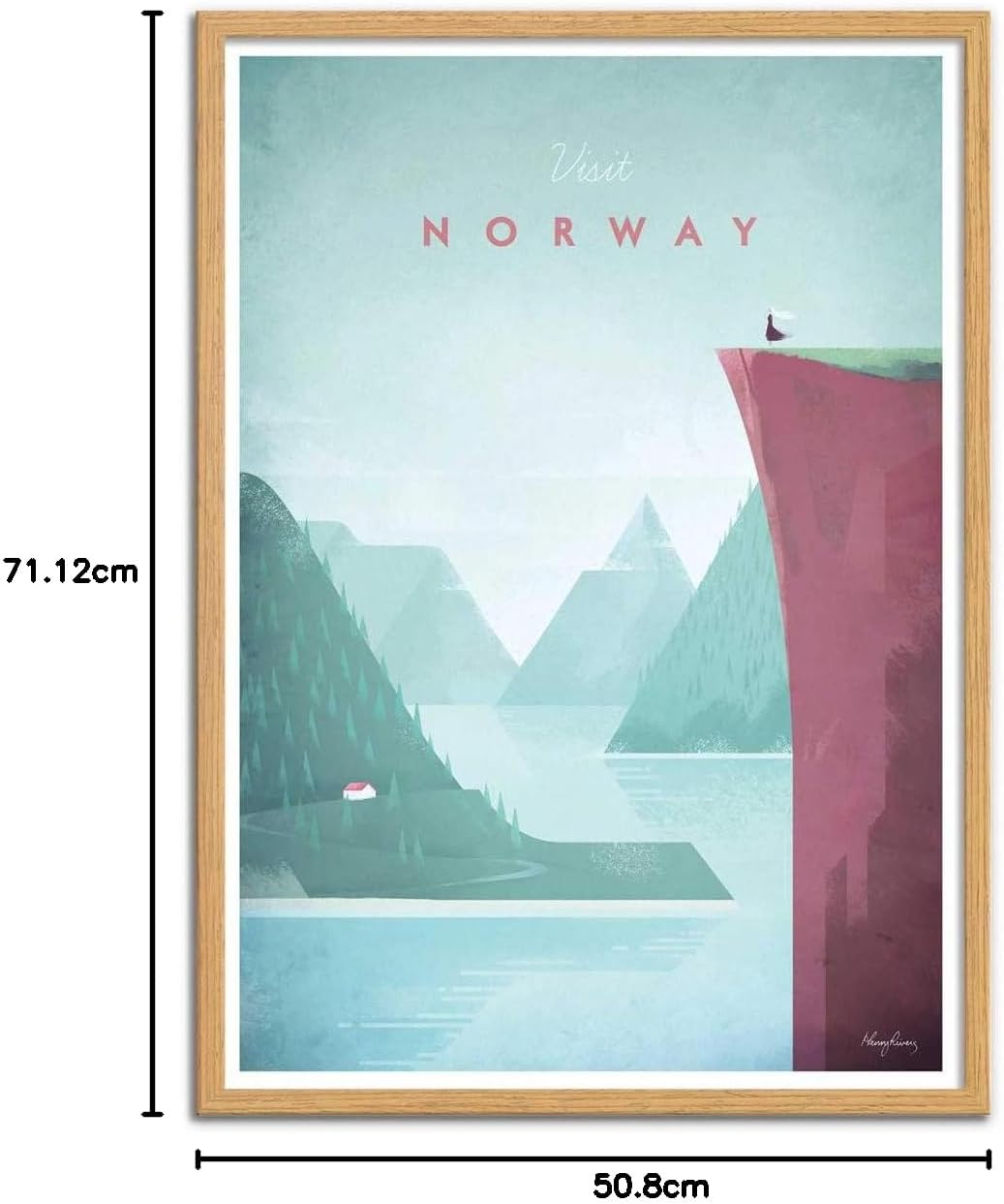 Wall Editions Art-Poster - Visit Norway - Henry Rivers