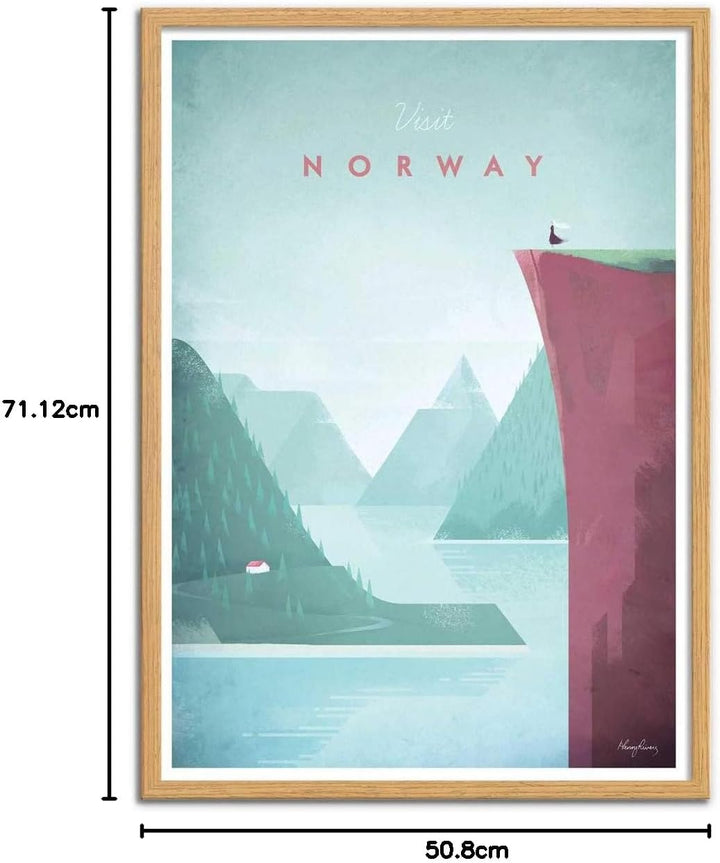 Wall Editions Art-Poster - Visit Norway - Henry Rivers