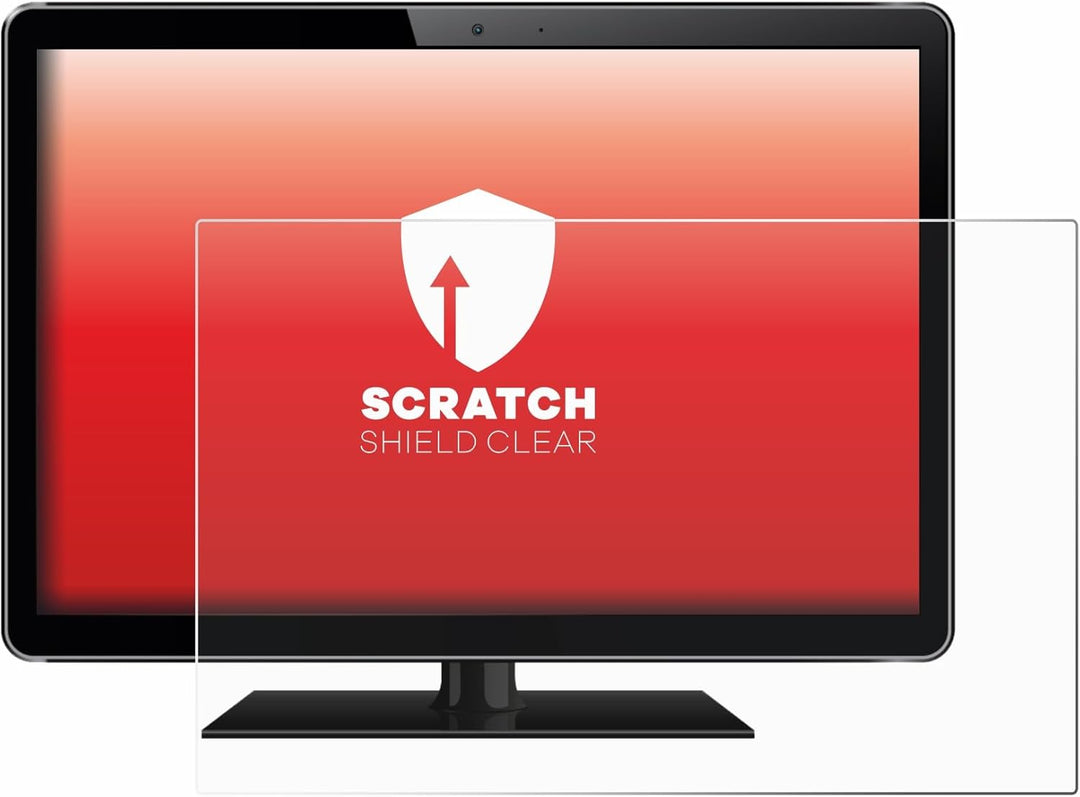 upscreen 24" Schutzfolie für 24,0 Zoll Flachbildschirme (61 cm) [532 x 299 mm, 16:9] – Kristallklar,