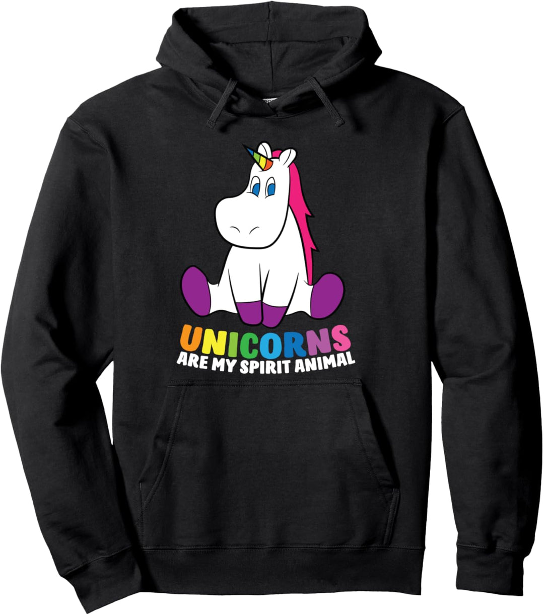 Einhörner sind meine Geisttiere Nette Einhörner Pullover Hoodie