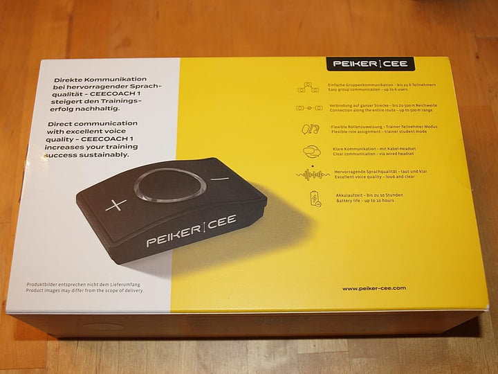 Ceecoach Duo Set Schwarz +