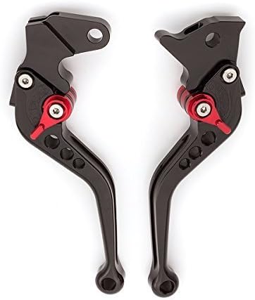 Motorrad Einstellbare Brems Kupplungshebel für MT03 MT-03 2006-2011, TDM 900 TDM900 2004-2006 Black