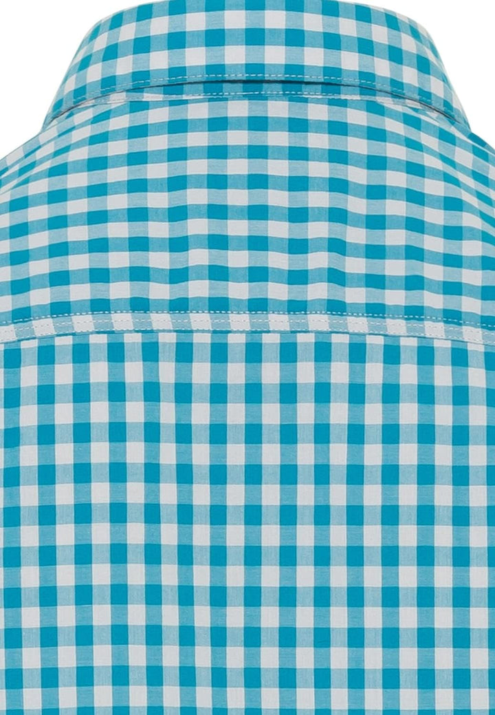 camel active Herren 4092135S26 Hemd mit Button-Down-Kragen L Ocean Blue, L Ocean Blue