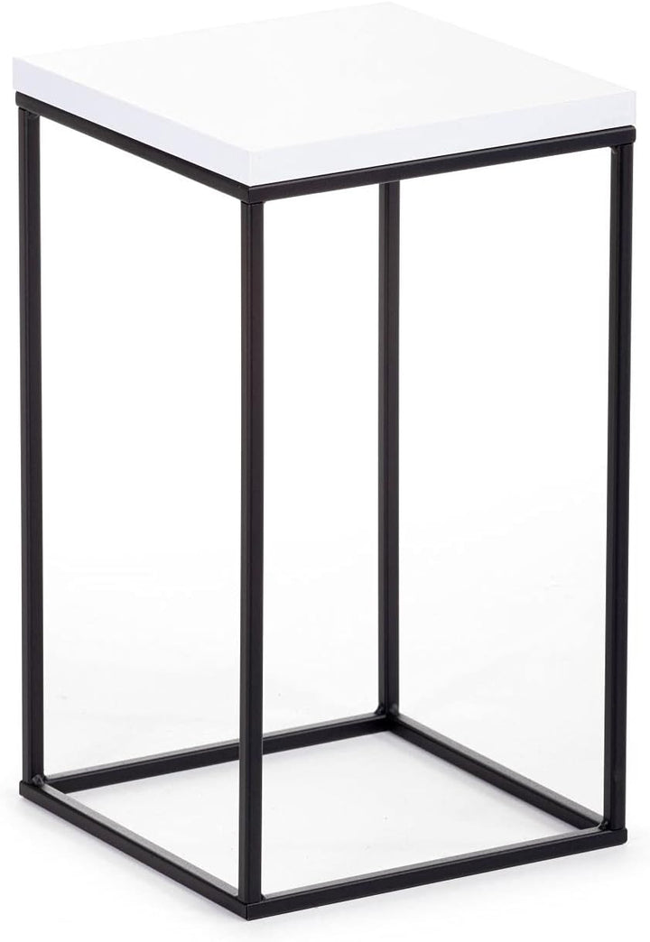 HowHomely Pflanzenständer Metall 40 cm Hoch - Stabiler und Fester Blumenhocker im Loft Stil - Blumen