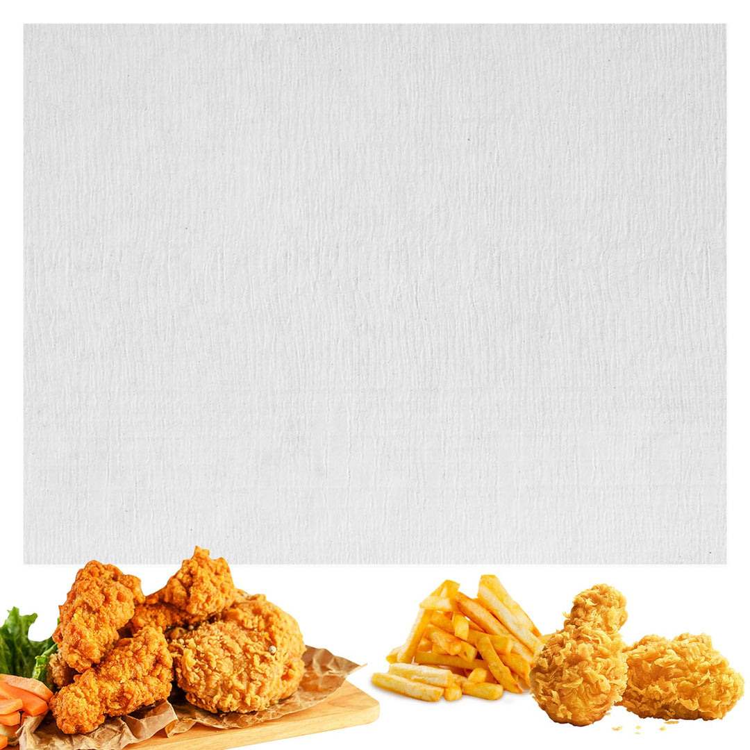 MXBAOHENG Ölfiltepapier 50 Stück Ölfilter für Fritteusen 35 * 45 cm verlängert die Lebensdauer des Ö