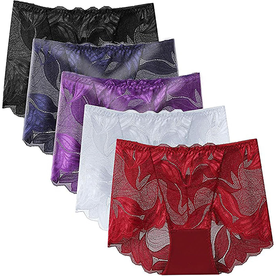 PHOLEEY Unterhosen Damen Spitze Unterwäsche Frauen Hipster Stretch Slips Weiche Bequeme Atmungsaktiv
