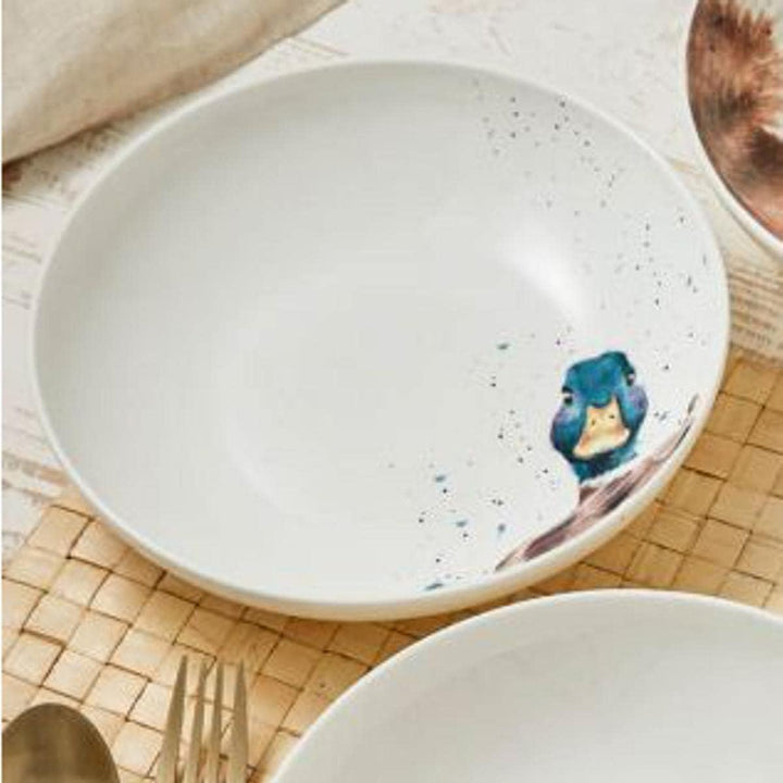 440s Wrendale Designs Porzellan-Pastateller Ente ca 22cm D Royal Worcester tiefer Suppen-Teller mit