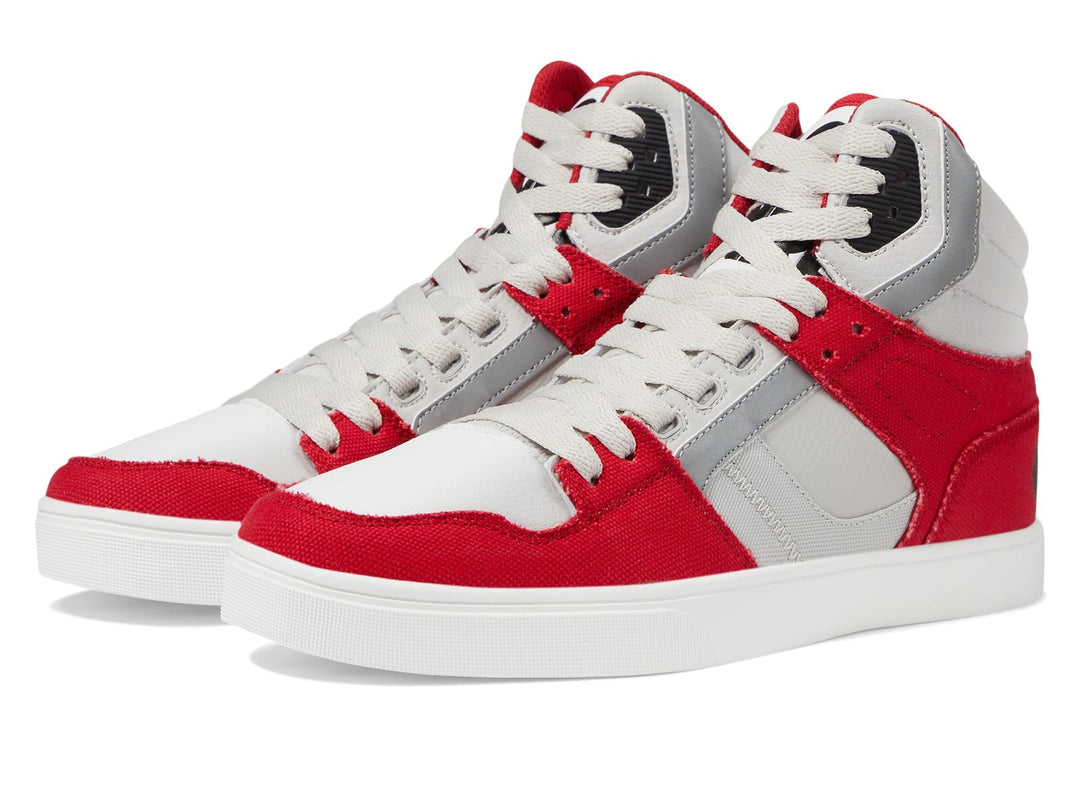 Osiris Herren Clone Skateboardschuh 40.5 EU Weiss Rot Marineblau, 40.5 EU Wei&amp;
