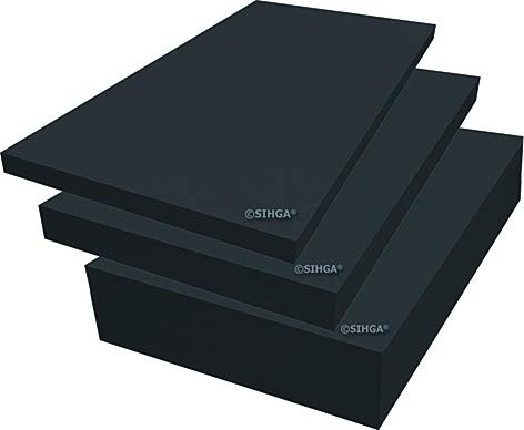 SIHGA | JUSTIFIX® J H | Terrassenmontage | Unterlage Unterkonstruktion | EPDM (80 x 40 x 10 mm | 30