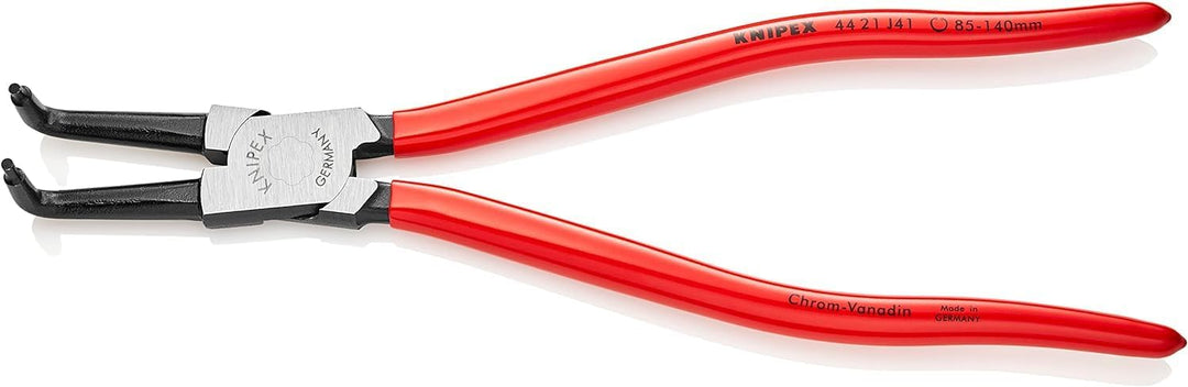 KNIPEX Sicherungsringzange für Innenringe in Bohrungen schwarz atramentiert mit Kunststoff überzogen