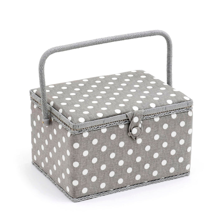 Hobby Gift Exclusive, grosse Nähbox, Bastel-Aufbewahrungsbox, Zubehörablage, Nadelkissen, PVC-Griff