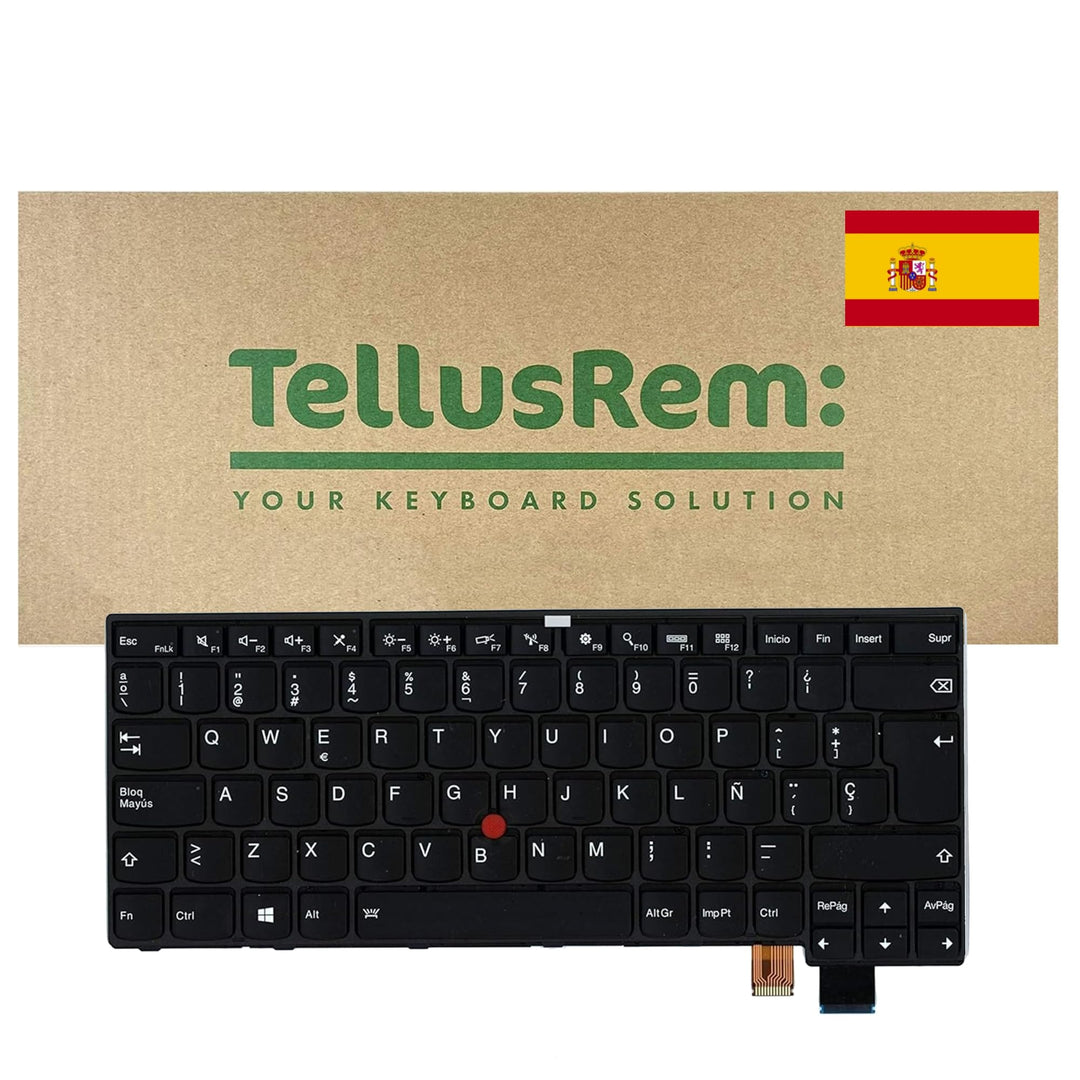 TellusRem ersatztastatur Spanisch Hintergrundbeleuchtung für Lenovo Thinkpad T460s T470s Backlit Spa
