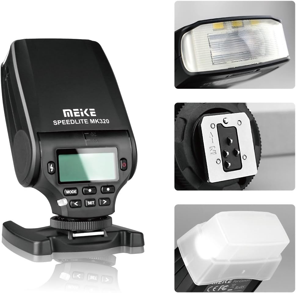 Meike MK-320F Speedlite TTL Master Flash für Fujifilm Kamera X-M1 X-T1 X-Pro1 X-A1 X-A2 X-E1 X-E2 X3