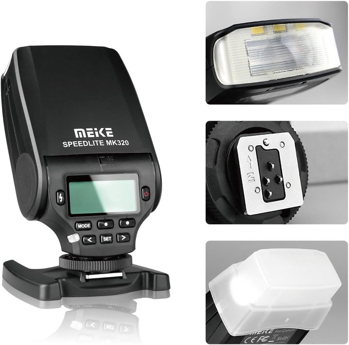 Meike MK-320F Speedlite TTL Master Flash für Fujifilm Kamera X-M1 X-T1 X-Pro1 X-A1 X-A2 X-E1 X-E2 X3