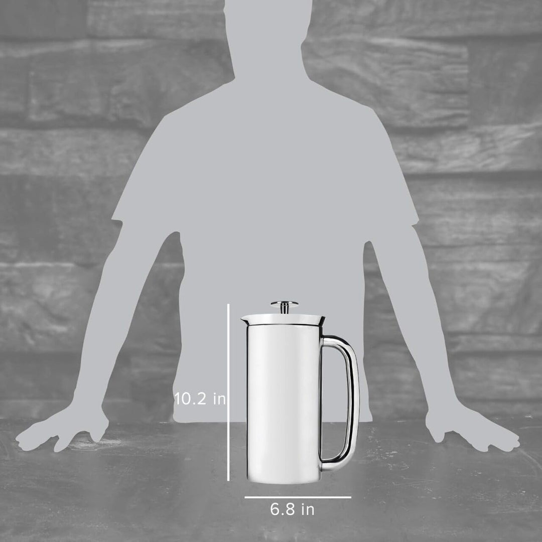 ESPRO P7 French Press Kaffeebereiter – Doppelwandig isoliert aus Edelstahl mit Mikrofilter, 950 ml,