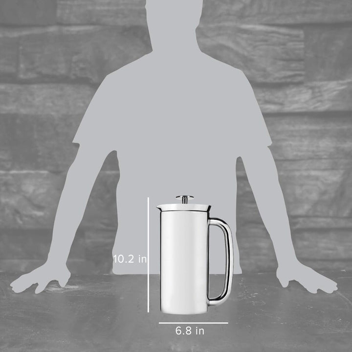 ESPRO P7 French Press Kaffeebereiter – Doppelwandig isoliert aus Edelstahl mit Mikrofilter, 950 ml,